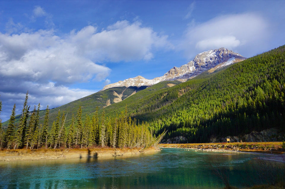 Fahrradtour kanadische Seen canadian lakes