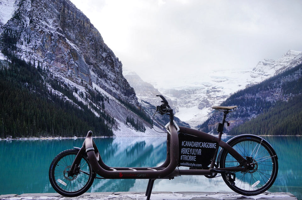 Kanada mit Cargobike von Triobike Rocky Mountains